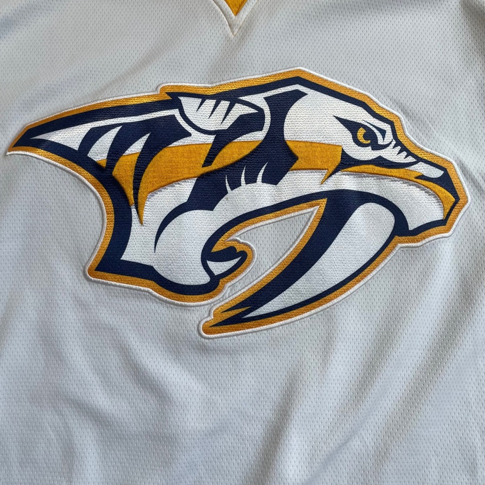 Fanatics Nashville Predators NHL Hockey Jersey Mens 3XL White Gold - Picture 3 of 9